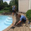 Leak repair yard restoration